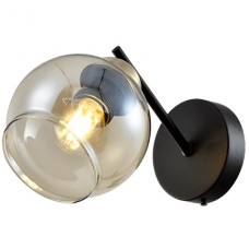 Απλίκα Τοίχου 1xE14 230V Μαύρο-Μπρονζέ 955RICK1W